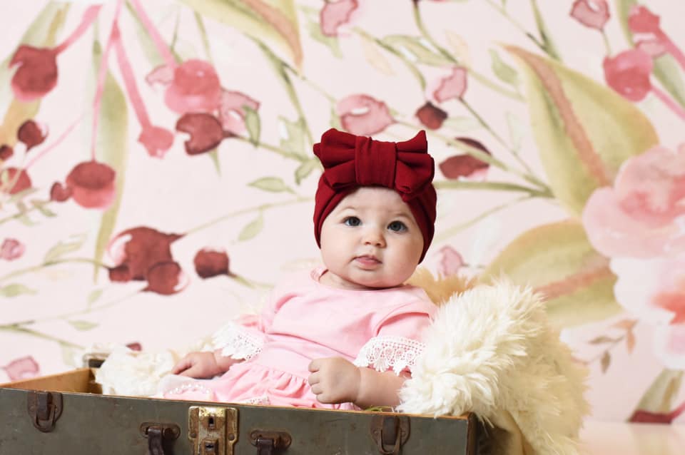 Kate  Redberry Flower Backdrop for Photography Designed By Leann West