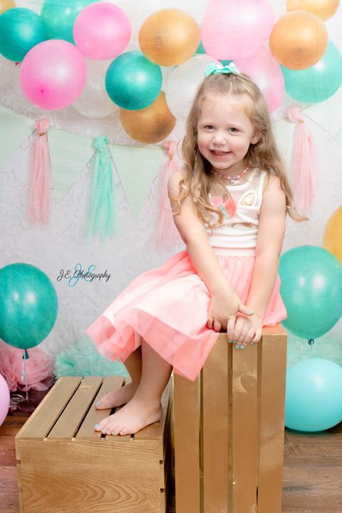 Kate Minty Fresh Celebrations Backdrop for Children Photography Designed By Tyna Renner