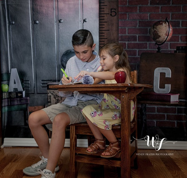 Kate  Back to School  Backdrop for Photography Designed By Erin Larkins -UK