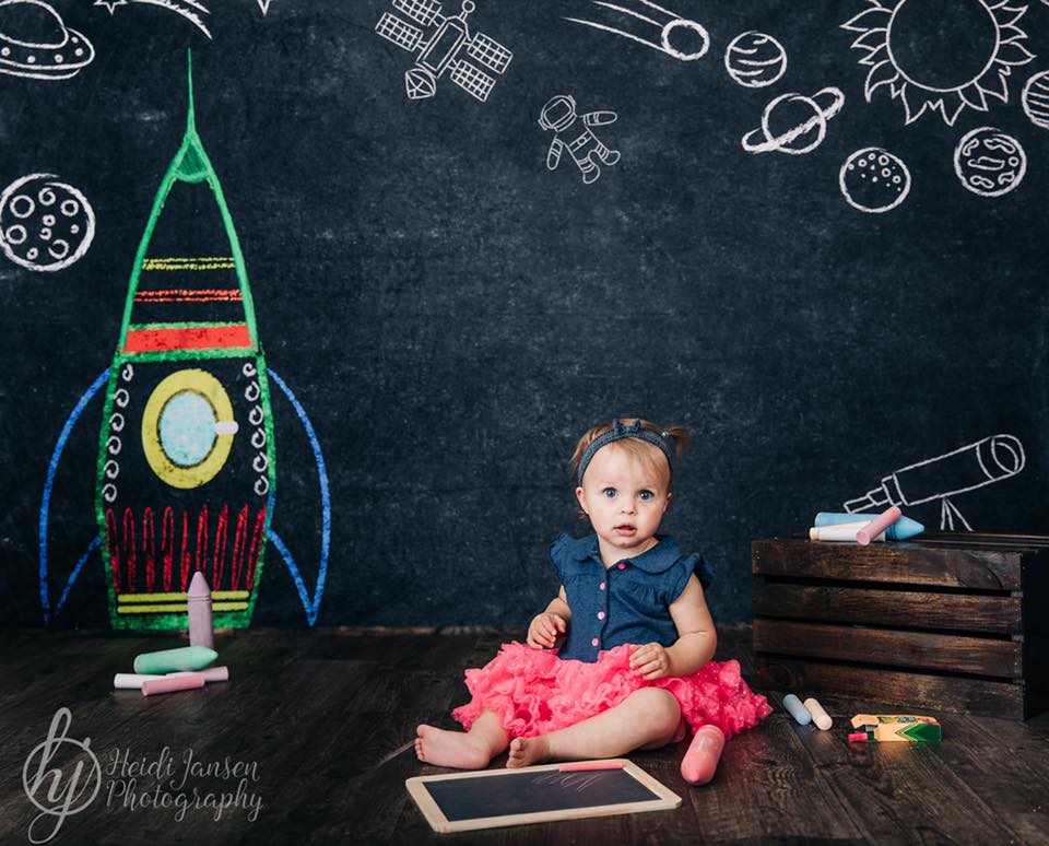 Kate Blackboard Back to School Children Backdrop Designed by Thousand Words Photography