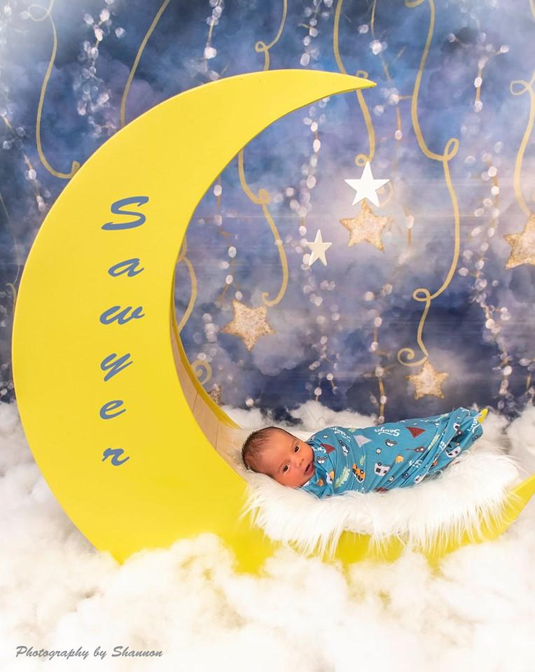 Kate Starry Night Light Star Backdrop for Photography Designed by Modest Brushes