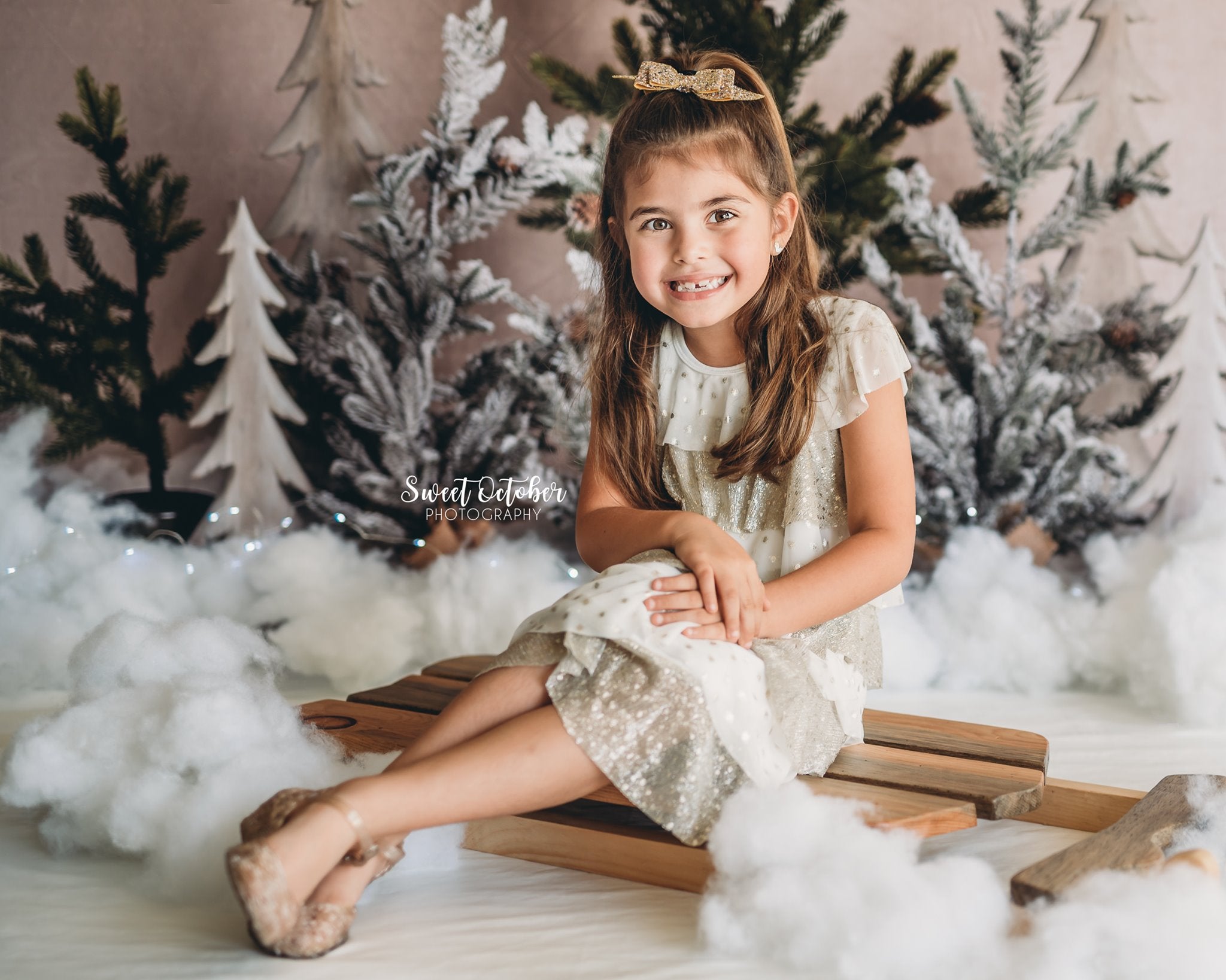 Kate Simple Christmas Trees Backdrop Designed By Mandy Ringe Photography