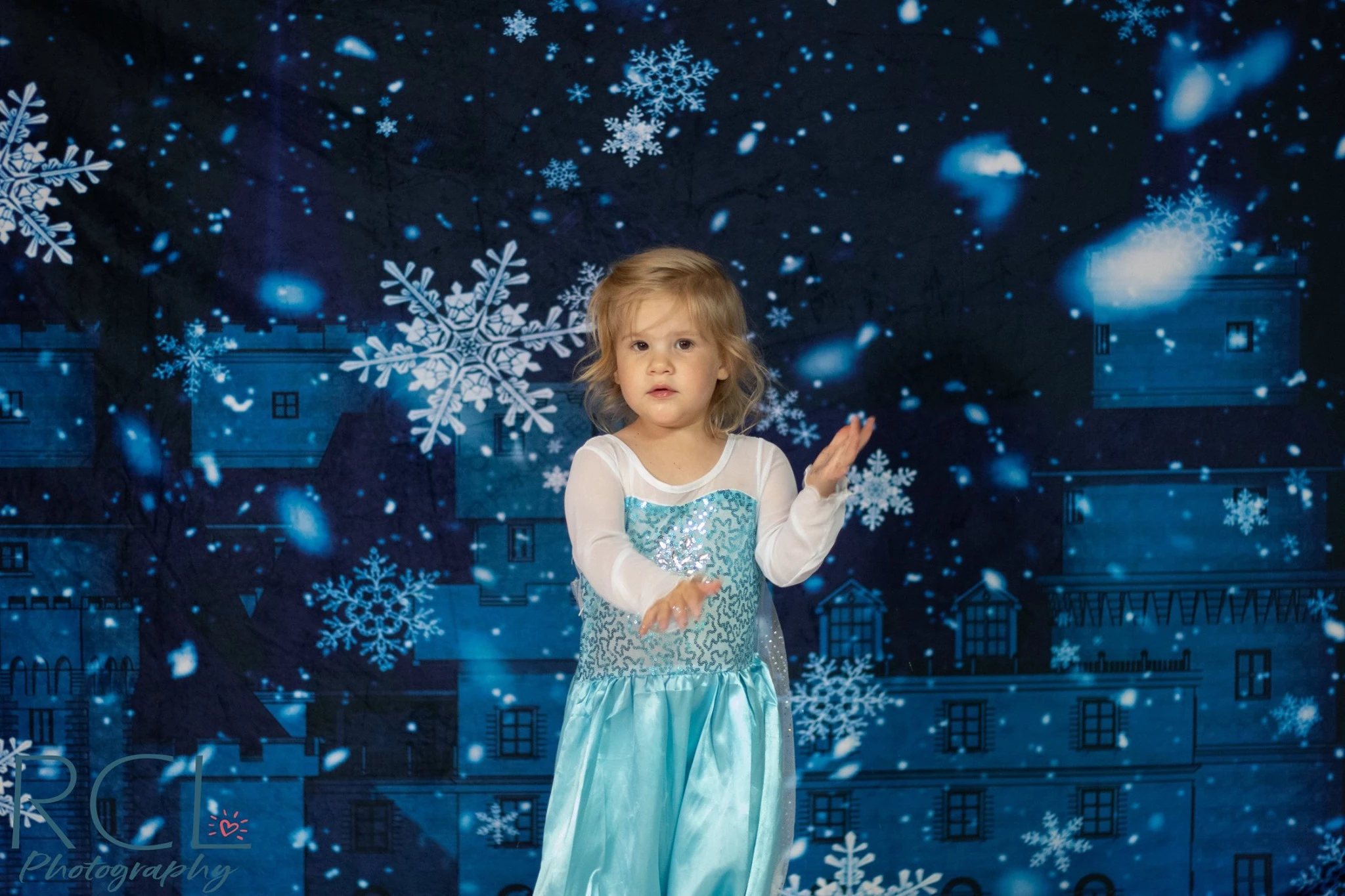 Kate Winter Frozen Castle Backdrop for Photography Designed by JFCC