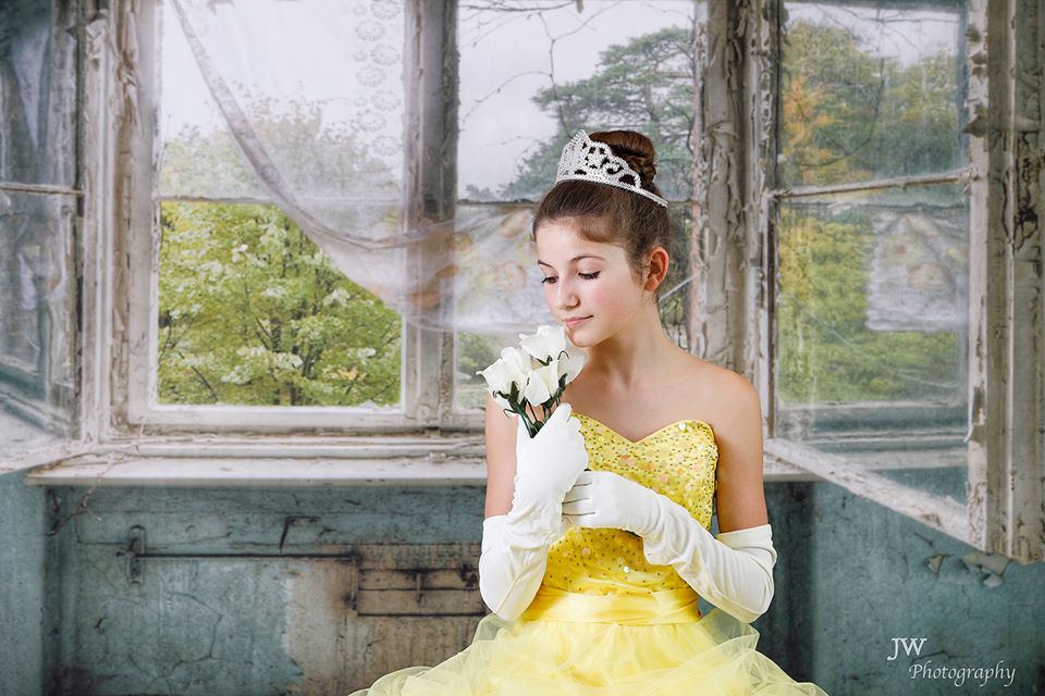 Kate Gray Retro Castle Window Shabby Backdrop for Wedding