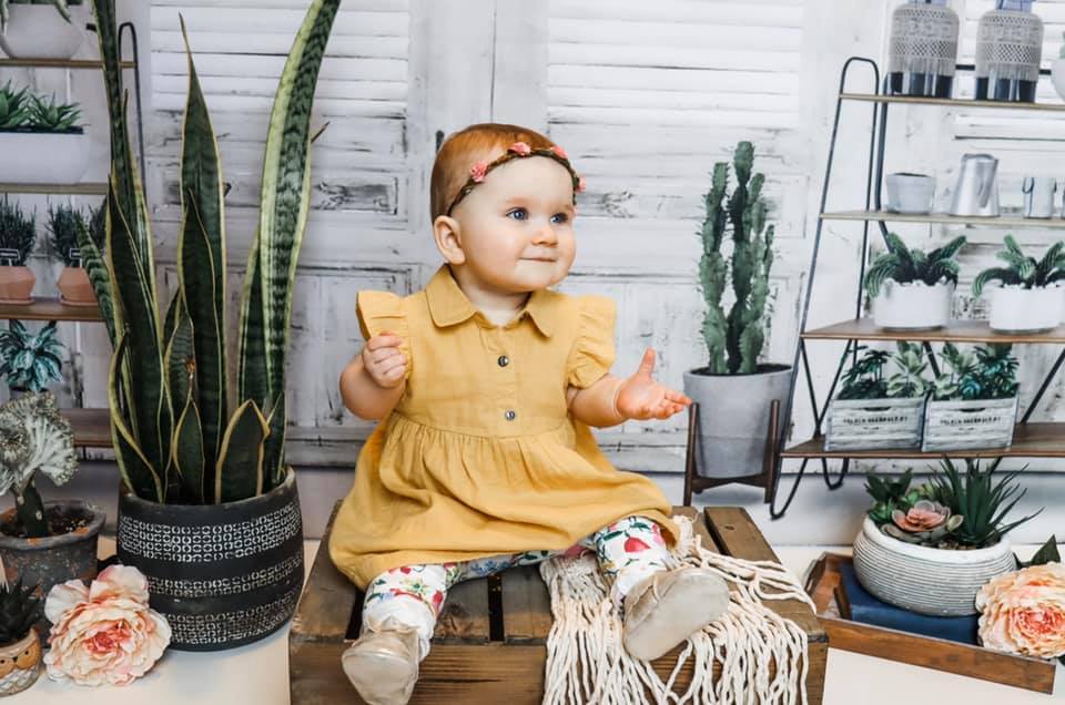 Kate Spring Flower White Window Room Backdrop Designed By Claire -UK