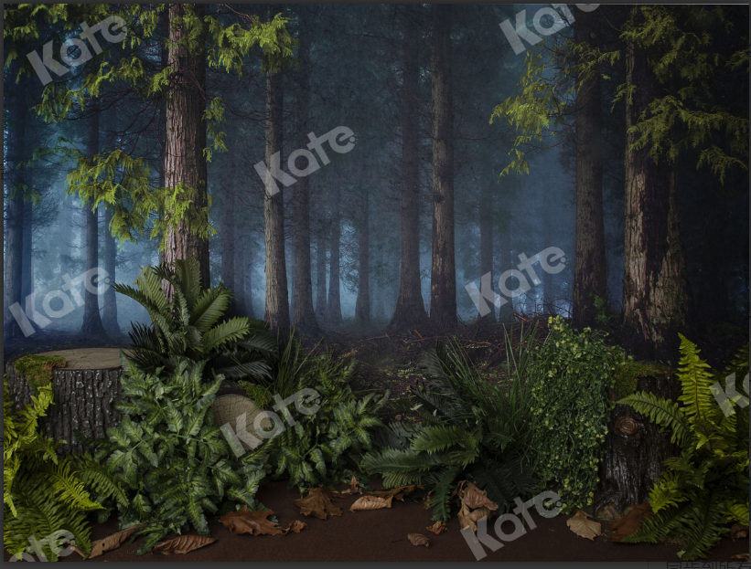 Kate Woodland Creatures Forest Backdrop Designed By Krystle Mitchell Photography -UK