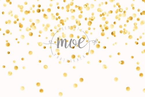 Kate Cake Smash Backdrop Gold Dots Designed By Moements Photography -UK