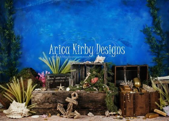 Kate Under the Sea with Fish Backdrops Designed by Arica Kirby -UK