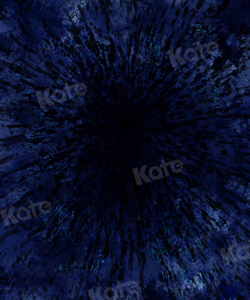 Kate Blue Black Abstract Texture Backdrop for photography