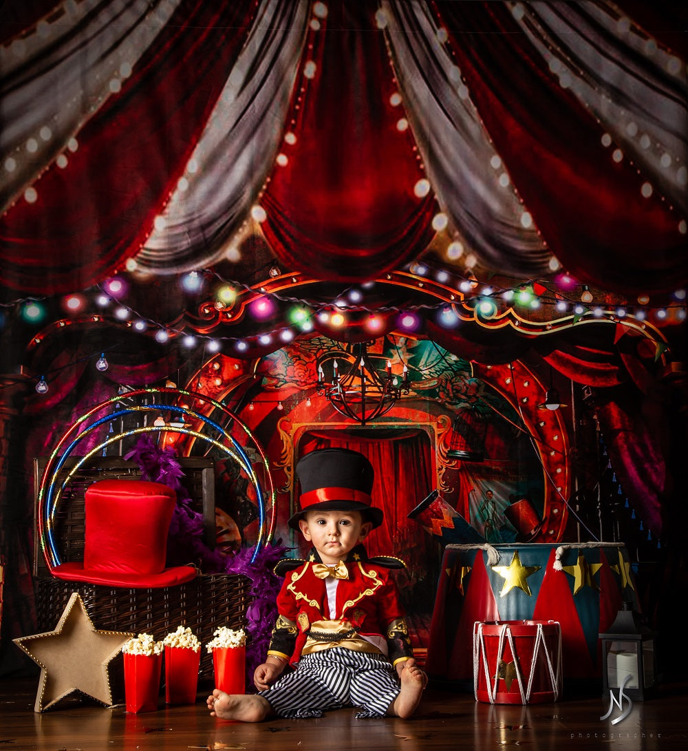 Kate Circus Backdrop Designed by Rosabell Photography