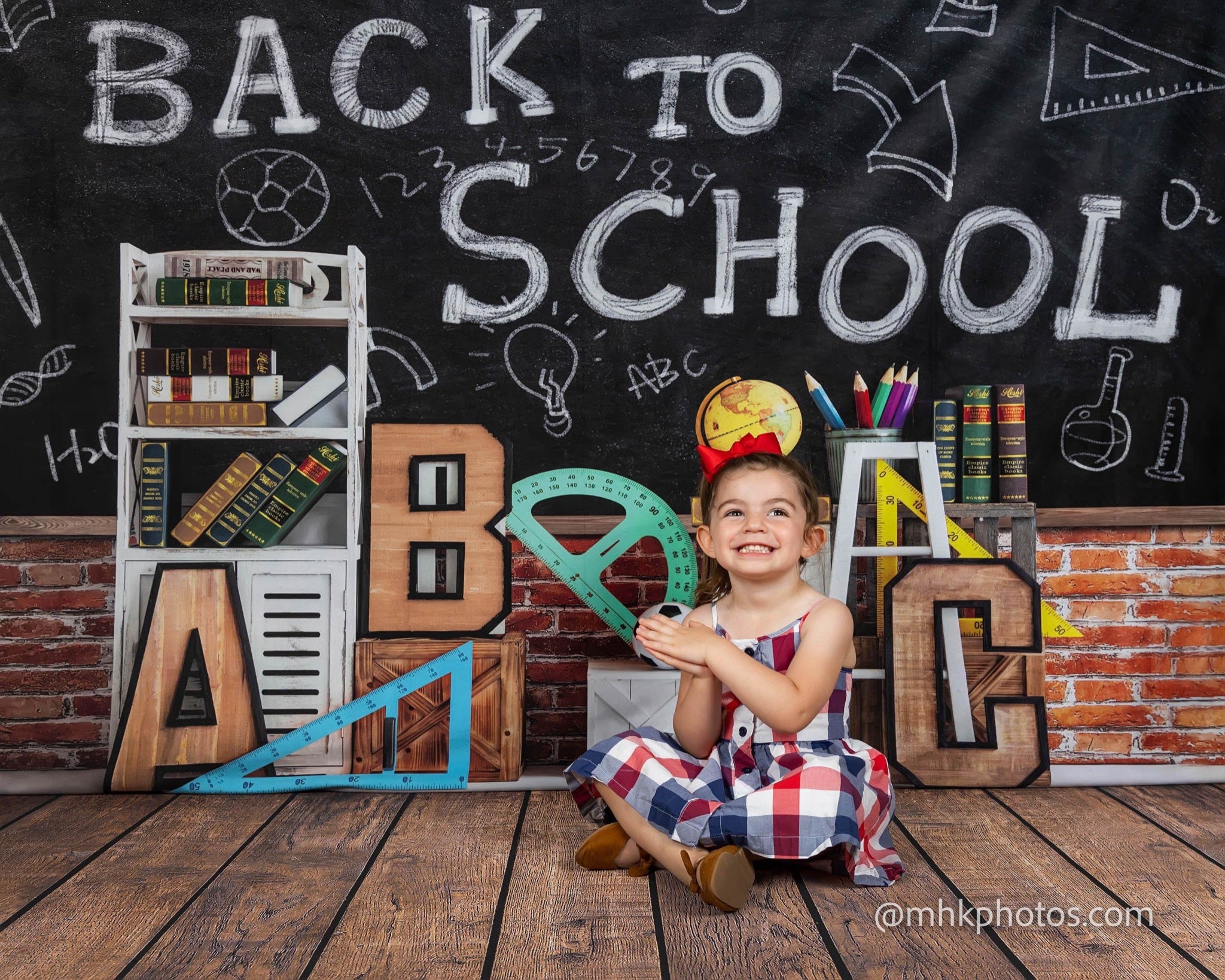 Kate Back To School Backdrop Designed by Emetselch