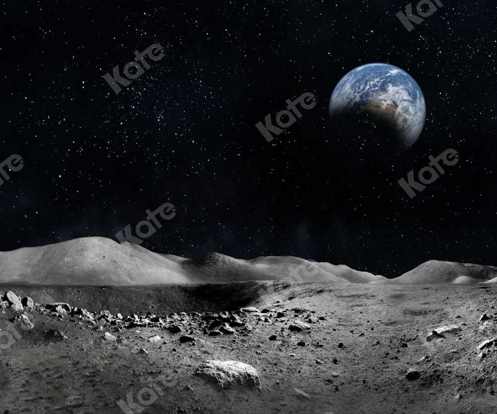 Kate Moon Outer Space Astronaut Backdrop Designed by Chain Photography