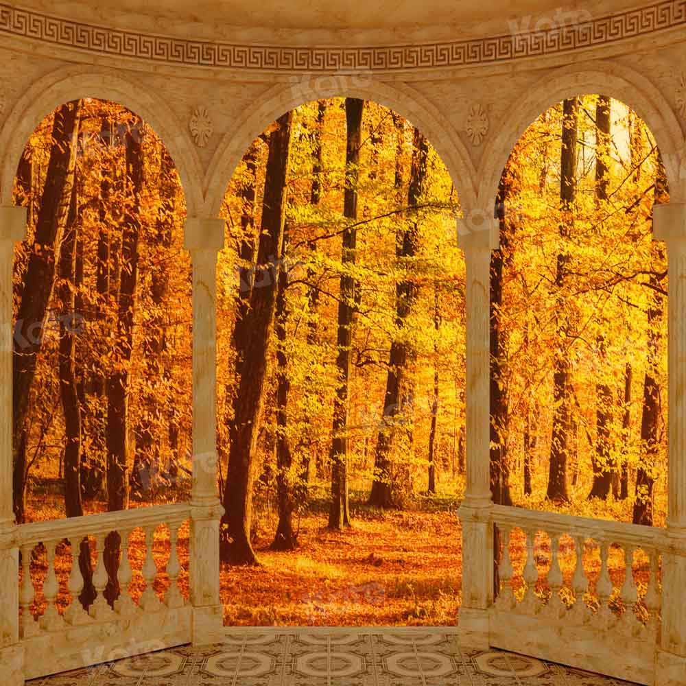 Kate Autumn Deciduous Woods Backdrop Designed by Chain Photography