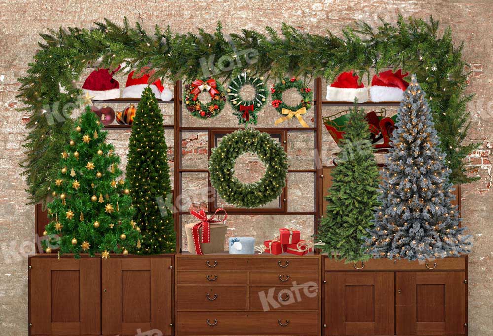 Kate Christmas Santa's Cupboard Backdrop Designed by Chain Photography