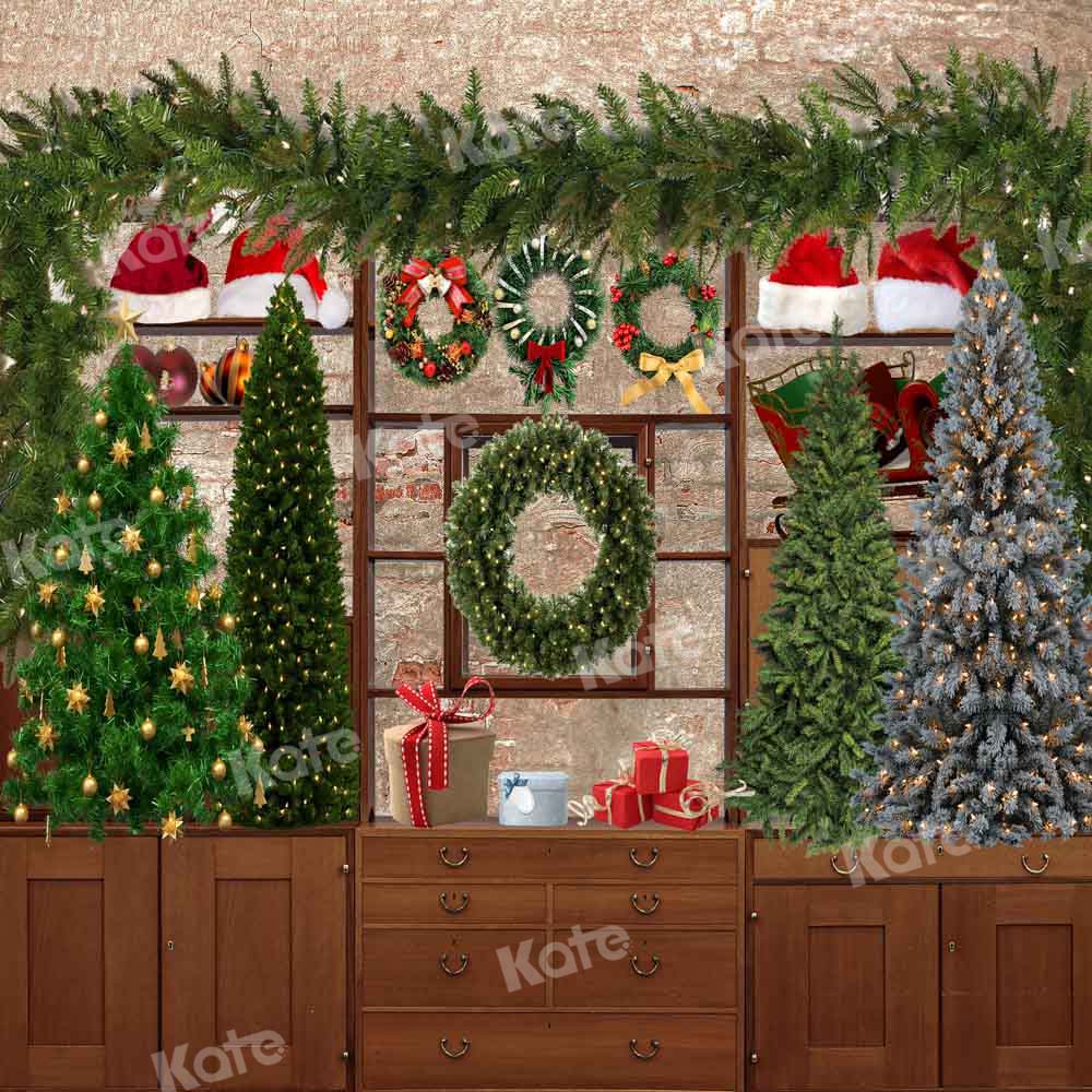 Kate Christmas Santa's Cupboard Backdrop Designed by Chain Photography