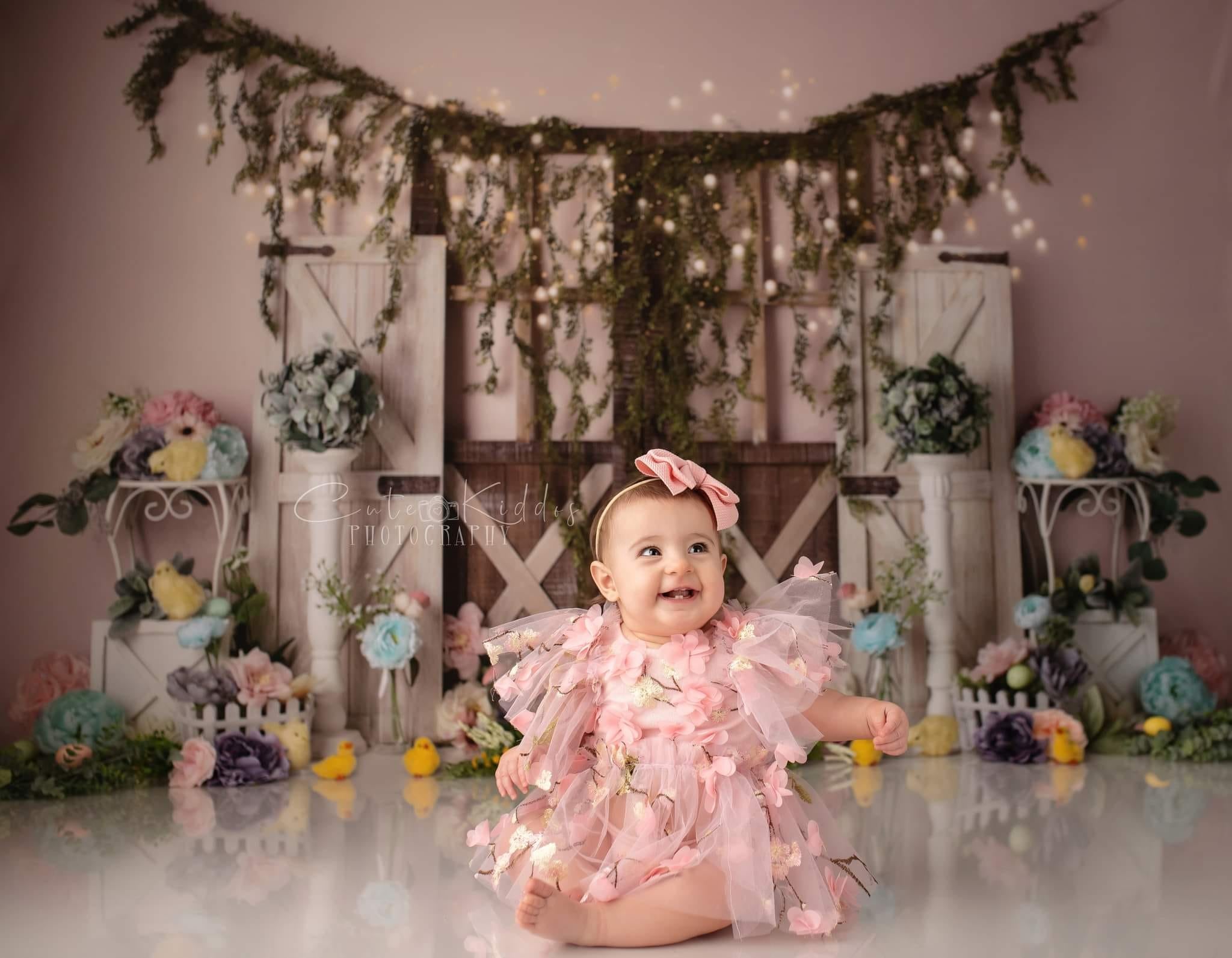 Kate Spring Floral Backdrop Designed by Mandy Ringe Photography -UK