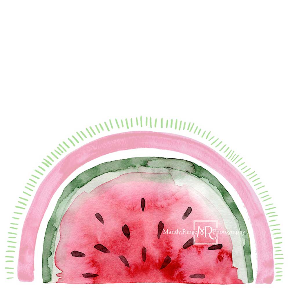 Kate Watermelon Rainbow Backdrop Designed by Mandy Ringe Photography -UK