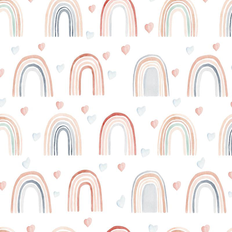 Kate Valentine/Girly Rainbow Heart Backdrop for Photography