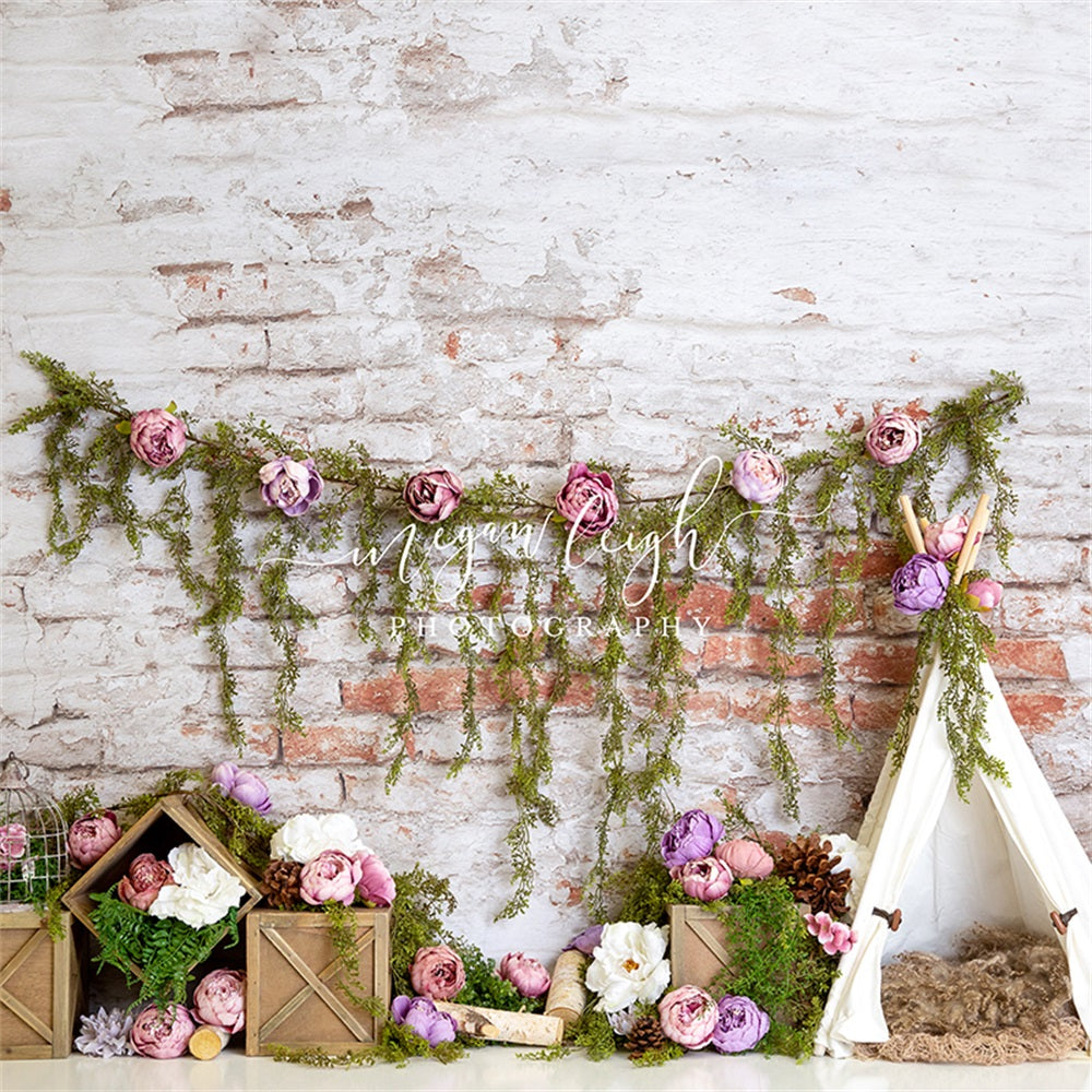 Kate Madeline Floral Backdrop Designed by Megan Leigh Photography