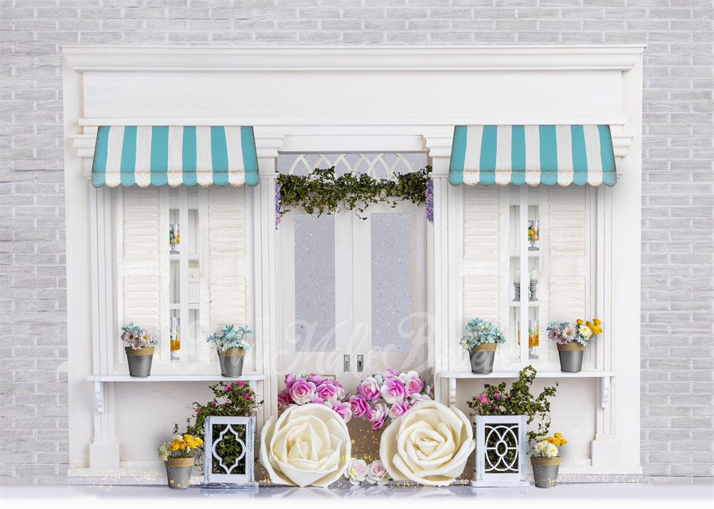 Kate Spring/Easter Flower Candy Store Backdrop Designed by Mini MakeBelieve