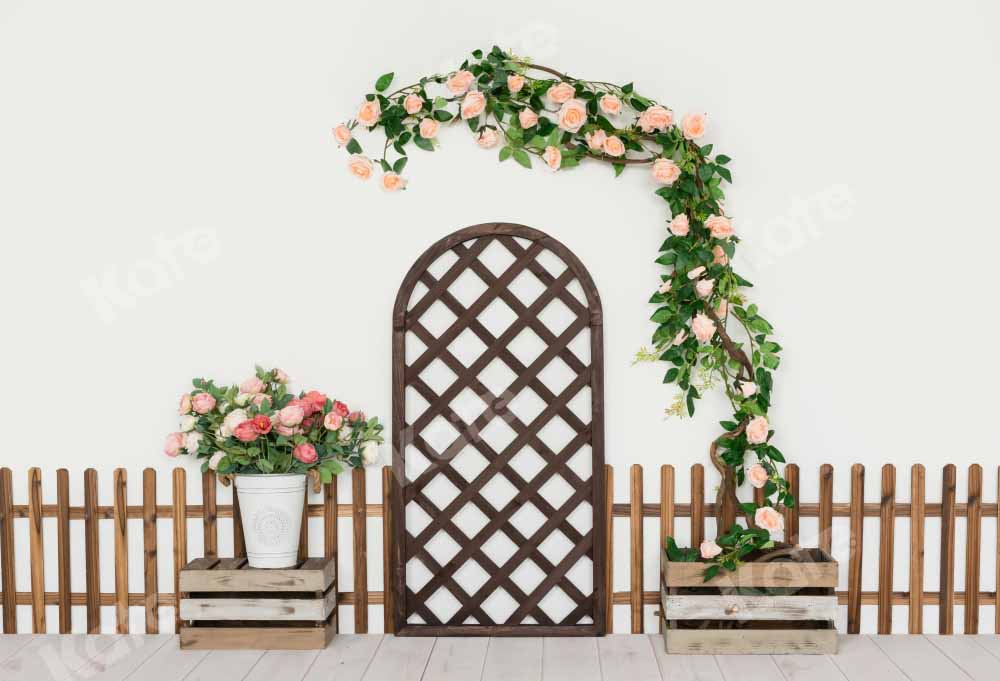 Kate Spring Flower Room Backdrop Designed by Uta Mueller Photography