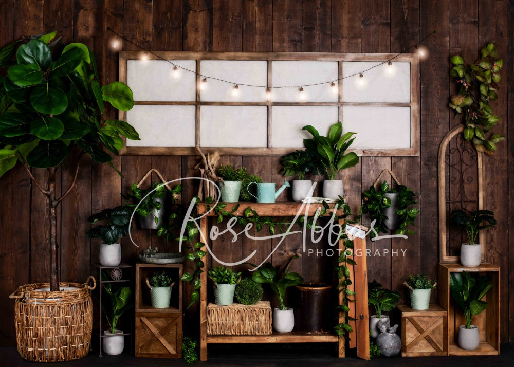 Kate Spring Greenhouse Plants Backdrop Designed By Rose Abbas