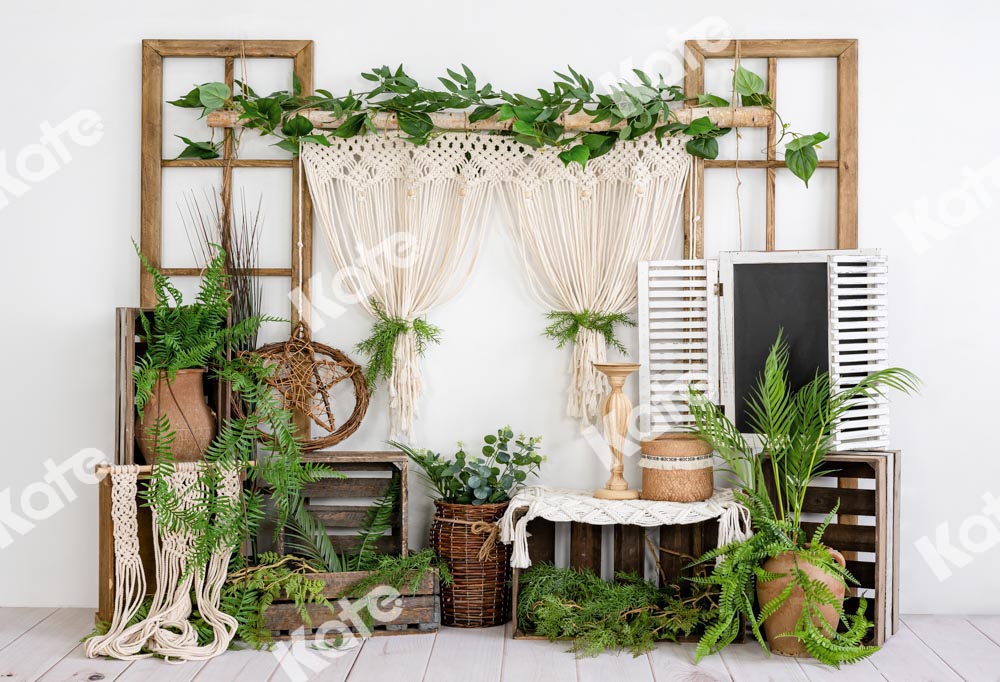 Kate Spring Green Plants Summer Backdrop Designed by Uta Mueller Photography