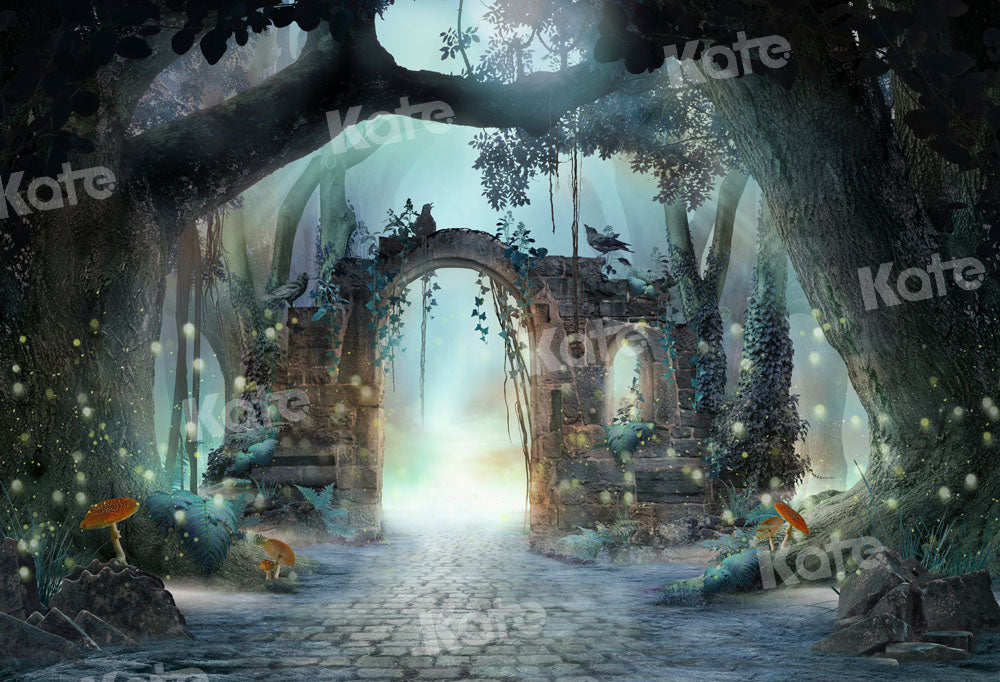 Kate Forest Fairytale Mushroom Backdrop Designed by Chain Photography -UK