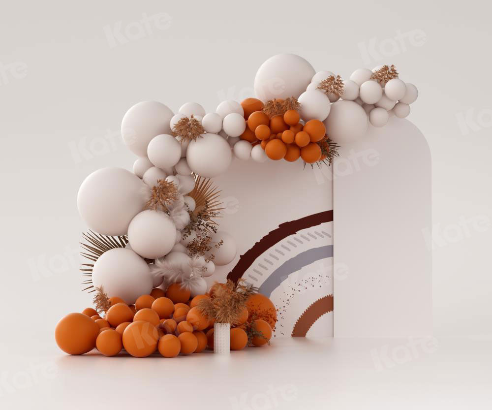 Kate White Boho Balloons Backdrop Designed by Uta Mueller Photography -UK
