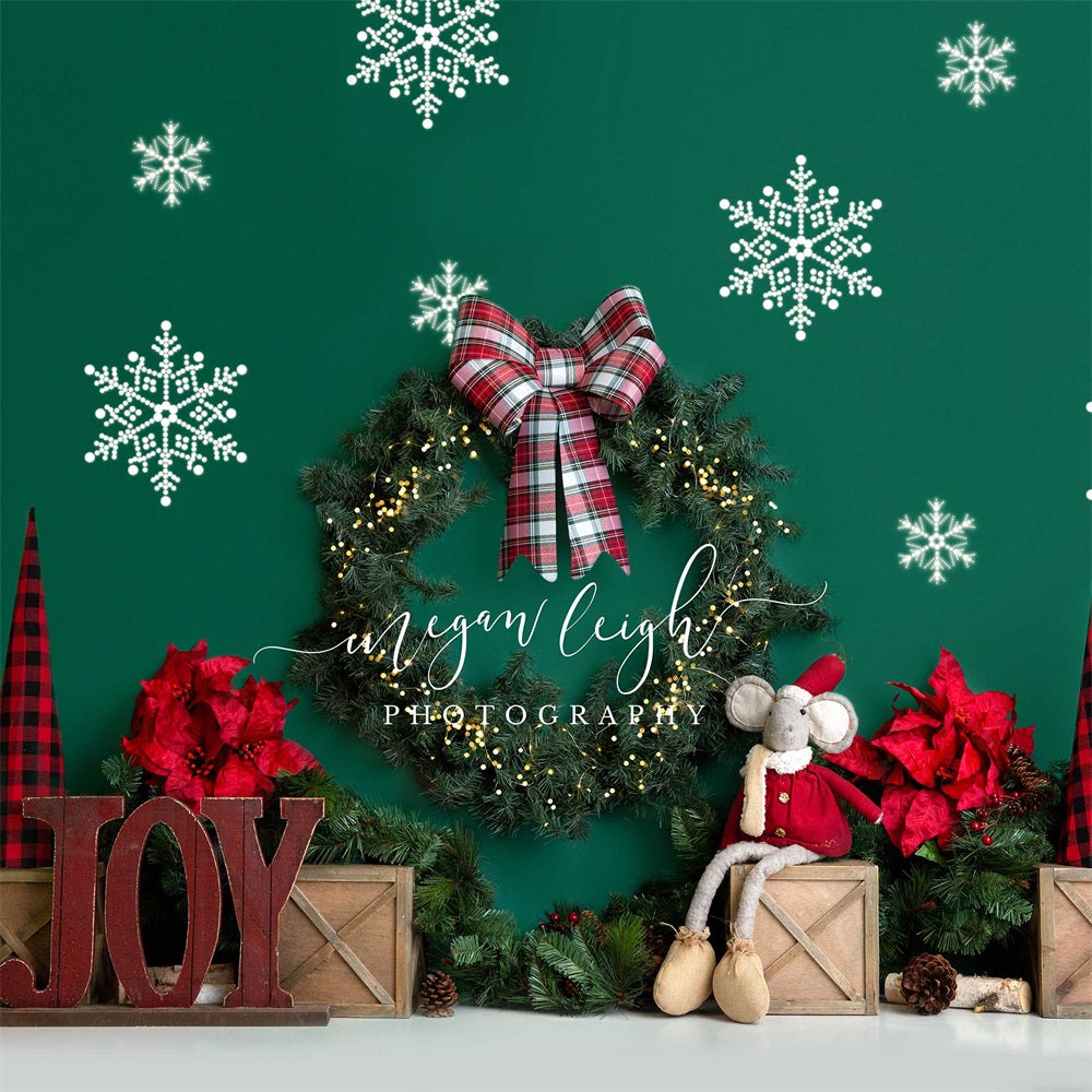 Kate Christmas Joy Backdrop Designed by Megan Leigh Photography