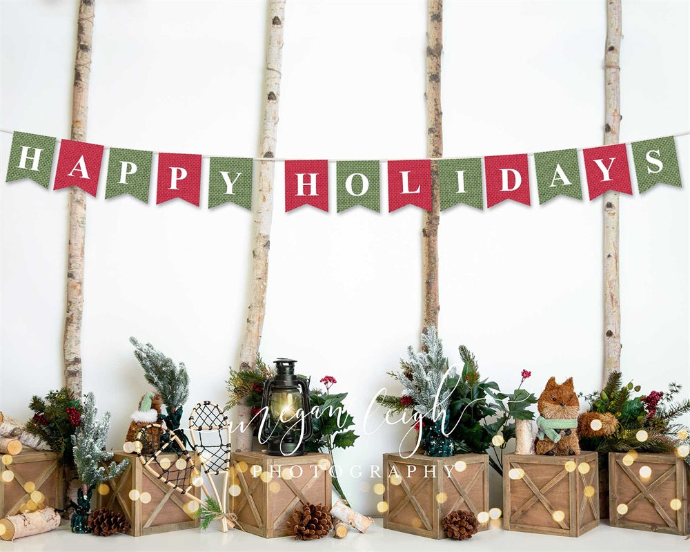 Kate Woodland Holiday Backdrop Designed by Megan Leigh Photography