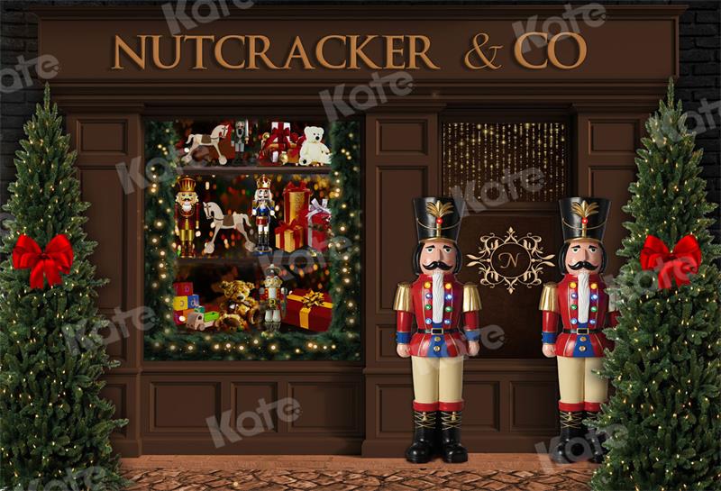 Kate Christmas Nutcracker Shop Backdrop Designed by Uta Mueller Photography