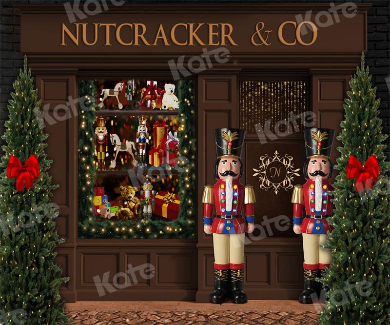 Kate Christmas Nutcracker Shop Backdrop Designed by Uta Mueller Photography