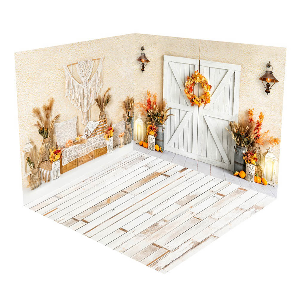 Kate Autumn Boho Barn Door Vintage Room Set -UK