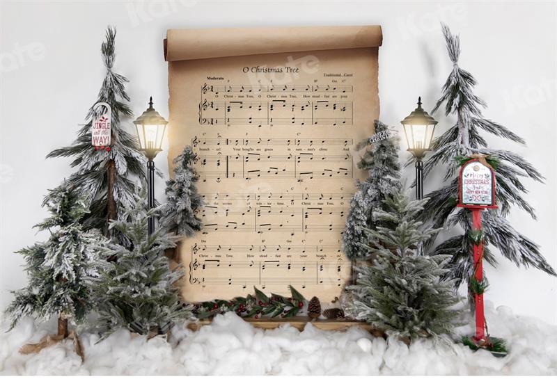 Kate Christmas Song Book Backdrop Designed by Uta Mueller Photography