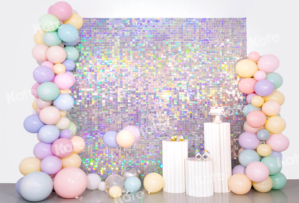 Kate Symphony Birthday Party Balloons Shiny Backdrop Designed by Emetselch -UK