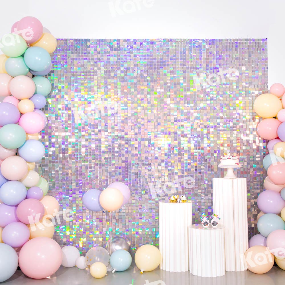 Kate Symphony Birthday Party Balloons Shiny Backdrop Designed by Emetselch