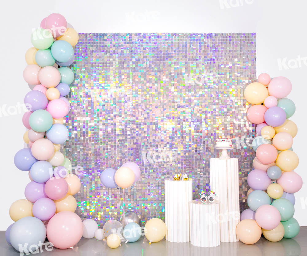 Kate Symphony Birthday Party Balloons Shiny Backdrop Designed by Emetselch