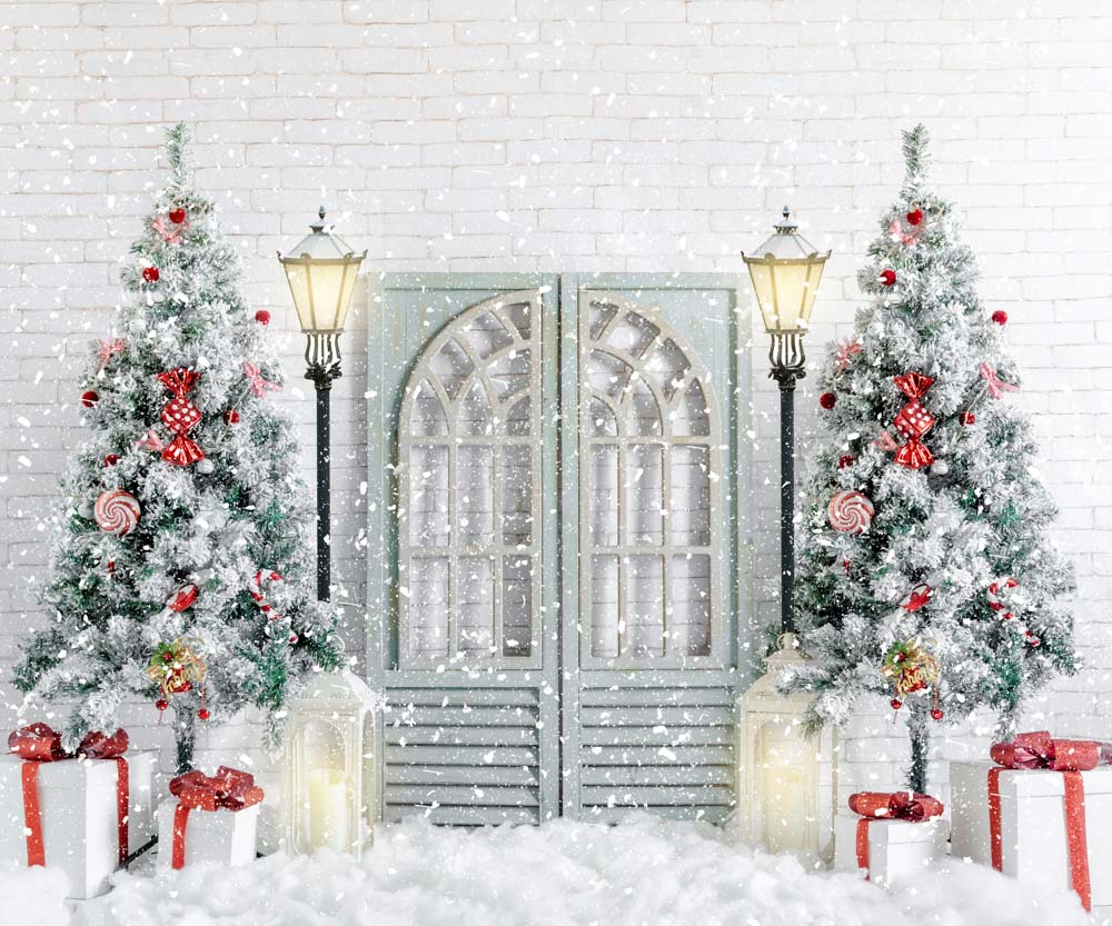 Kate Christmas Snowy Trees Backdrop Designed by Uta Mueller Photography -UK