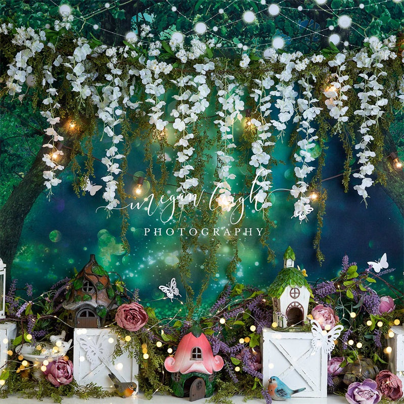 Kate Fairy Garden Forest Backdrop Designed by Megan Leigh Photography