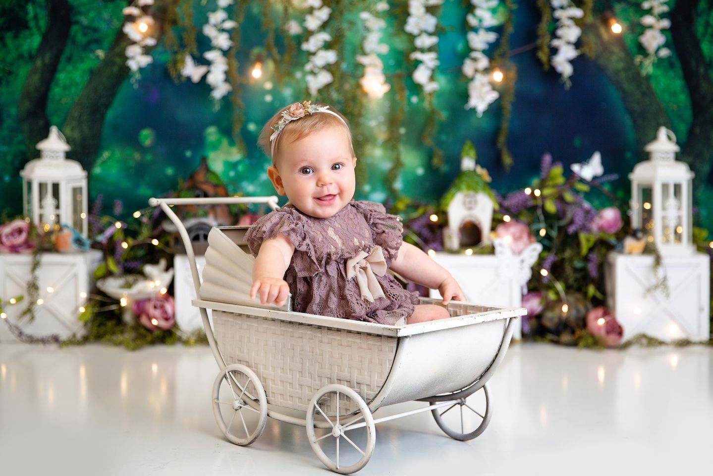 Kate Fairy Garden Forest Backdrop Designed by Megan Leigh Photography