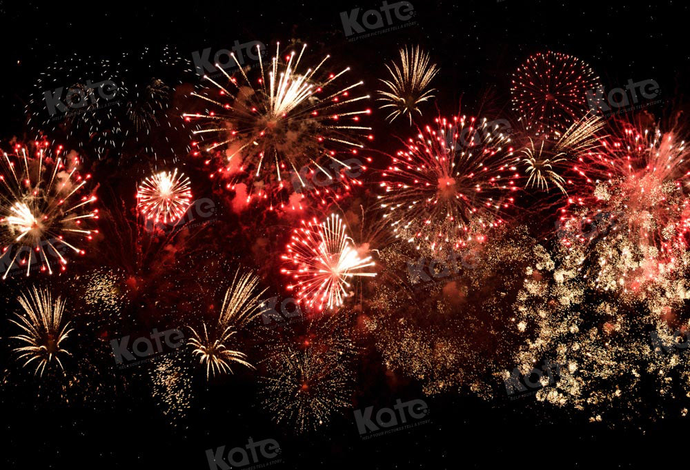 Kate Happy New Year Fireworks Celebration Backdrop Designed by Chain Photography