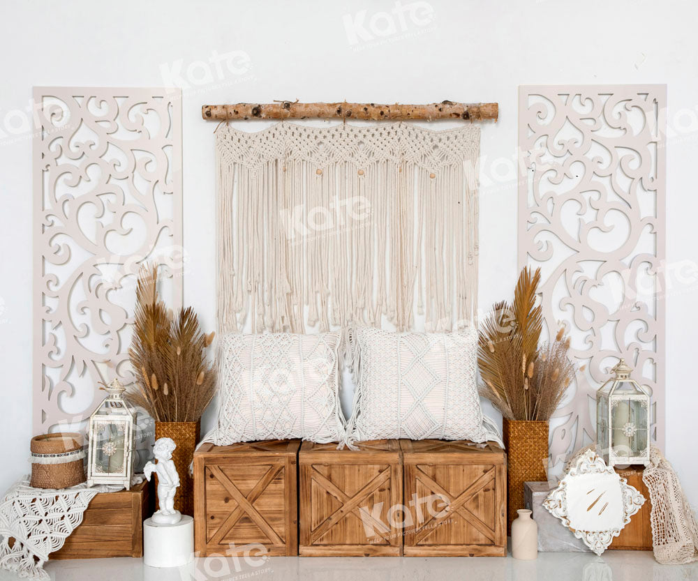 Kate Boho Tapestry Cozy Backdrop Designed by Emetselch