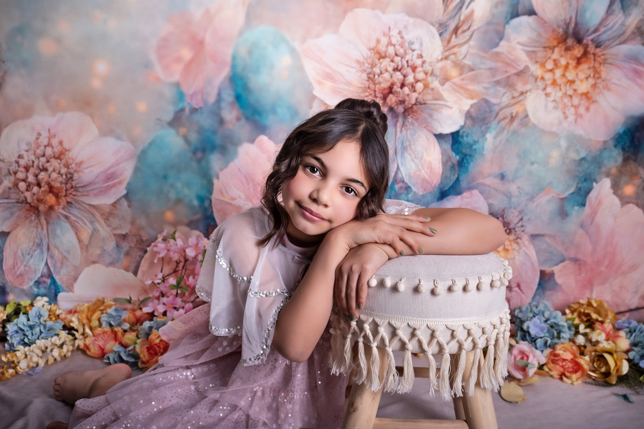 Kate Spring Fine Art Blooming Flower Backdrop for Photography