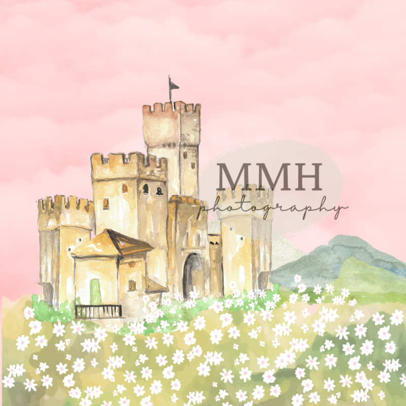 Kate Princess Castle Backdrop Designed by Melissa McCraw-Hummer