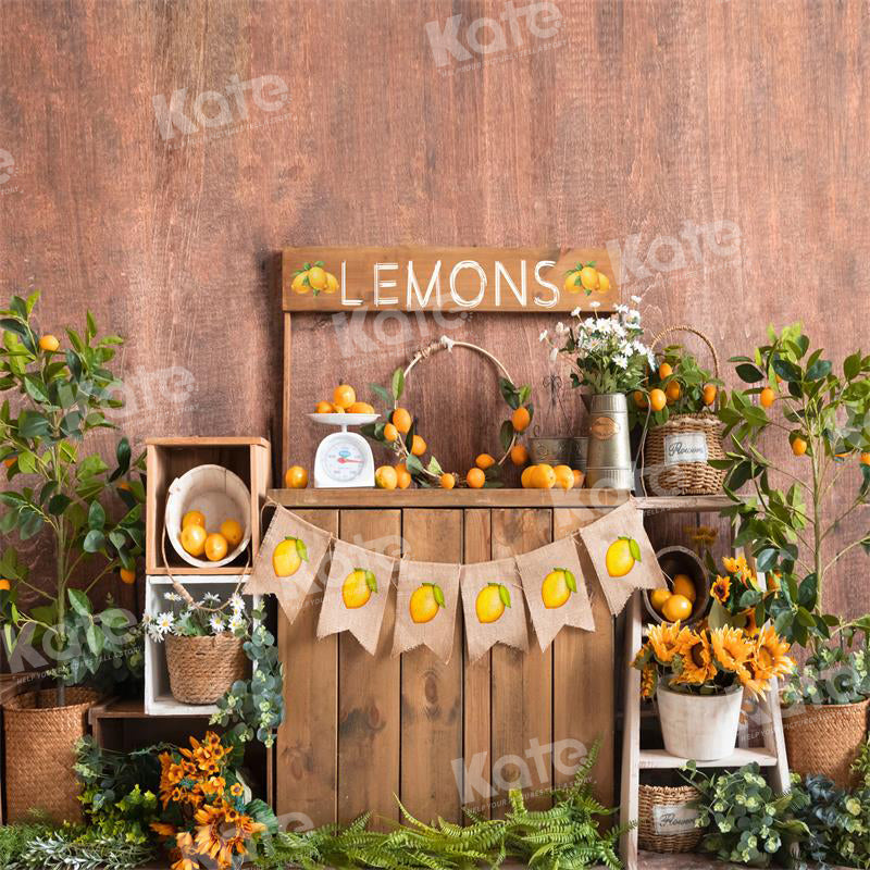 Kate Spring/Summer Lemon Fresh Backdrop for Photography -UK
