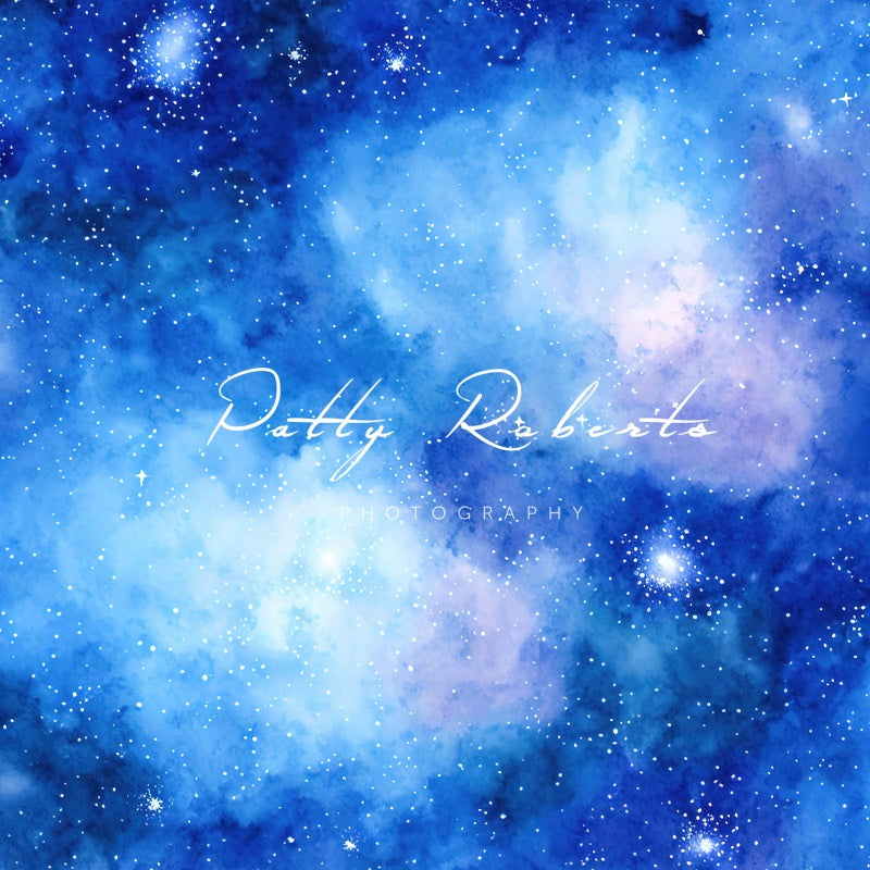 Kate Blue Star Nebula Backdrop Designed by Patty Robert -UK