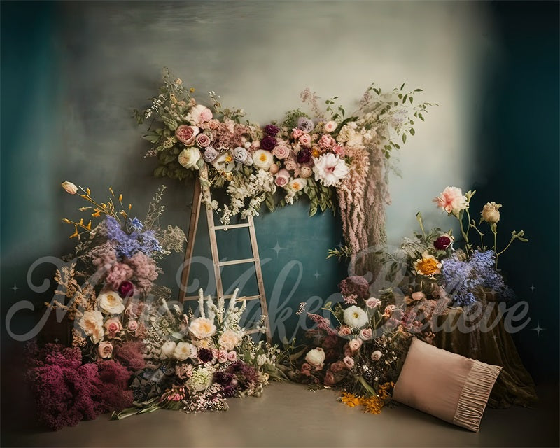 Kate Boho Dried Flowers Backdrop Designed by Mini MakeBelieve -UK