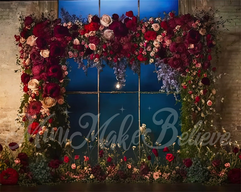 Kate Fine Art Flowers Brick Wall Backdrop Designed by Mini MakeBelieve -UK