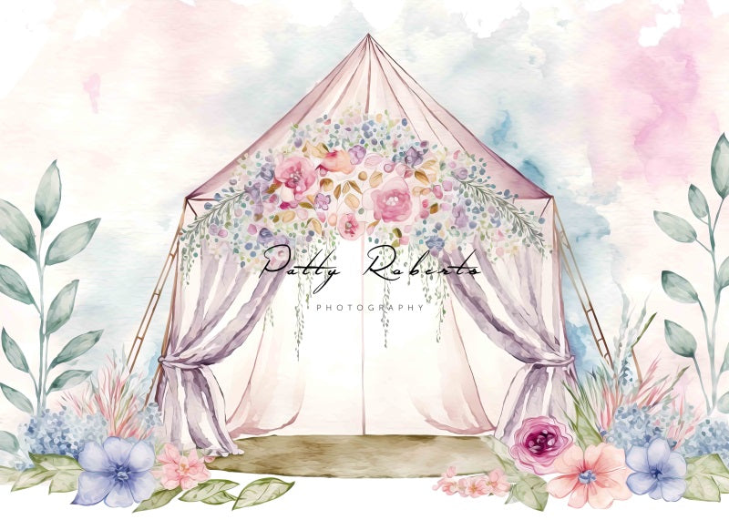 Kate Spring Boho Tepee Backdrop Designed by Patty Robert